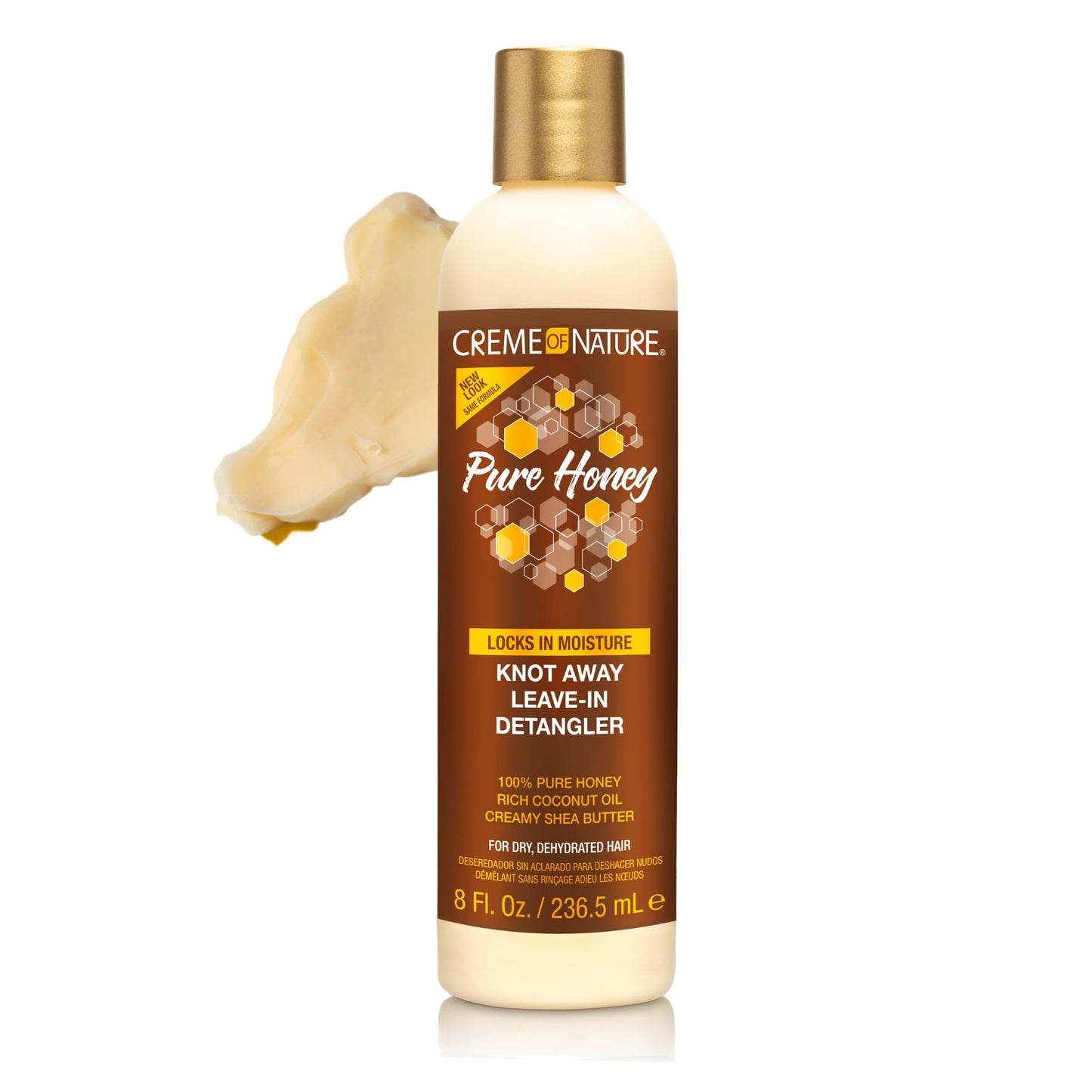 Creme of Nature Pure Honey Knot Away Leave-In Detangler, 8 oz