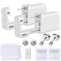 Ear Piercing Kit, Anzero 2 Pcs Disposable Ear Piercing Gun with Preloaded Ear Stud, at Home Self Ear Piercing Gun Kit - 5MM Earrings Stud