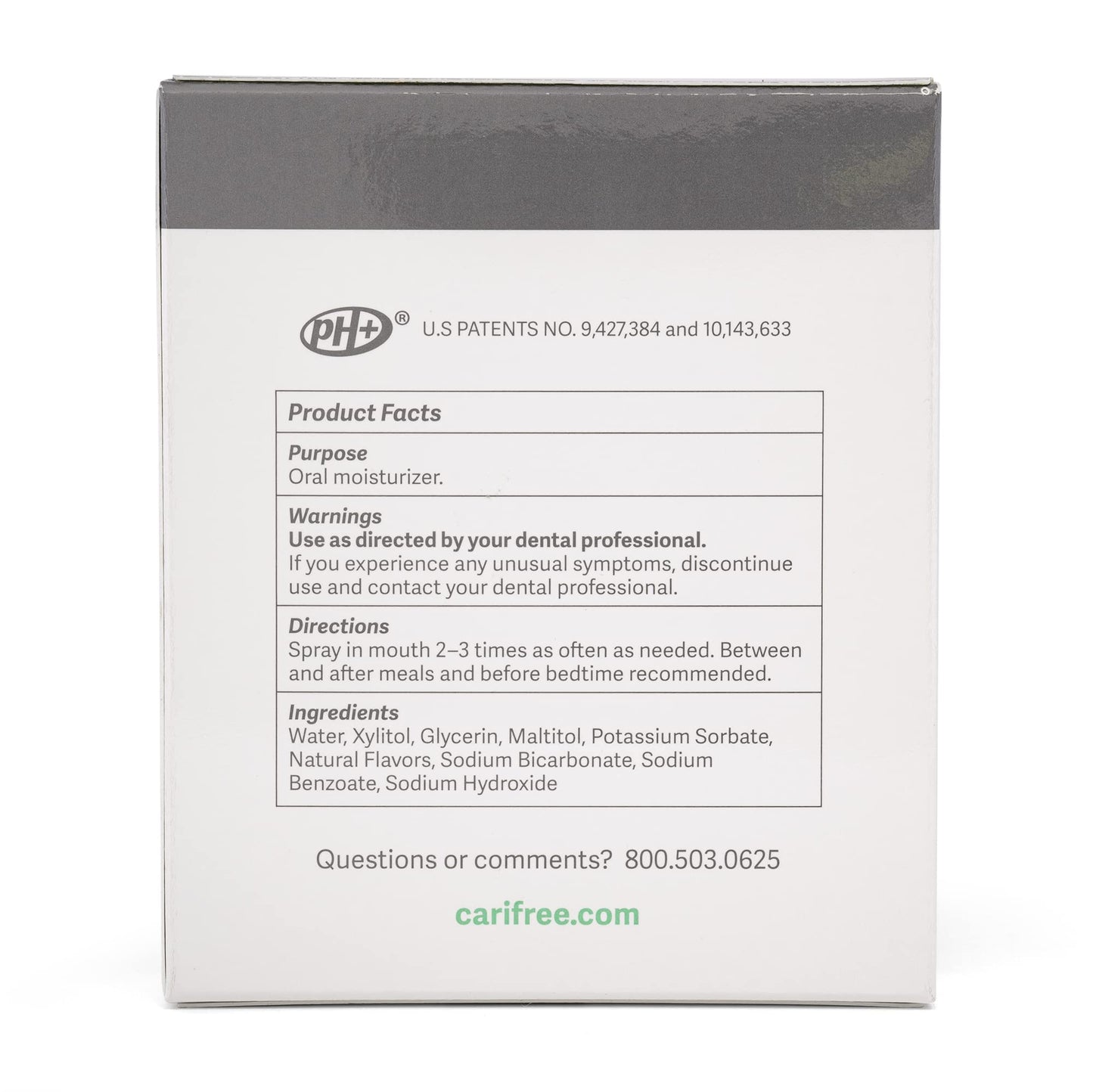 CariFree Oral Spray, Mint Flavored, Xylitol for Moisturization, Neutralizes pH, Fluoride-Free, Freshen Breath, Recommended by Dentists, Made in The U.S.A. 4 Bottles (1 fl. oz. Each)