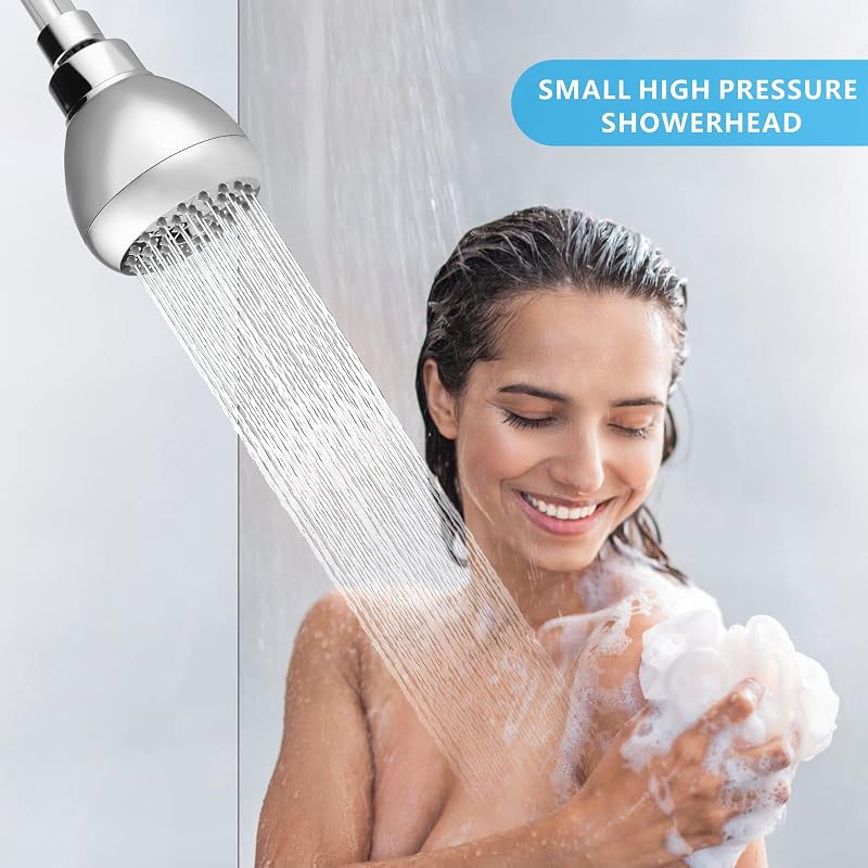 10 Pack High Pressure Shower Head Chrome Version - Universal Replacement