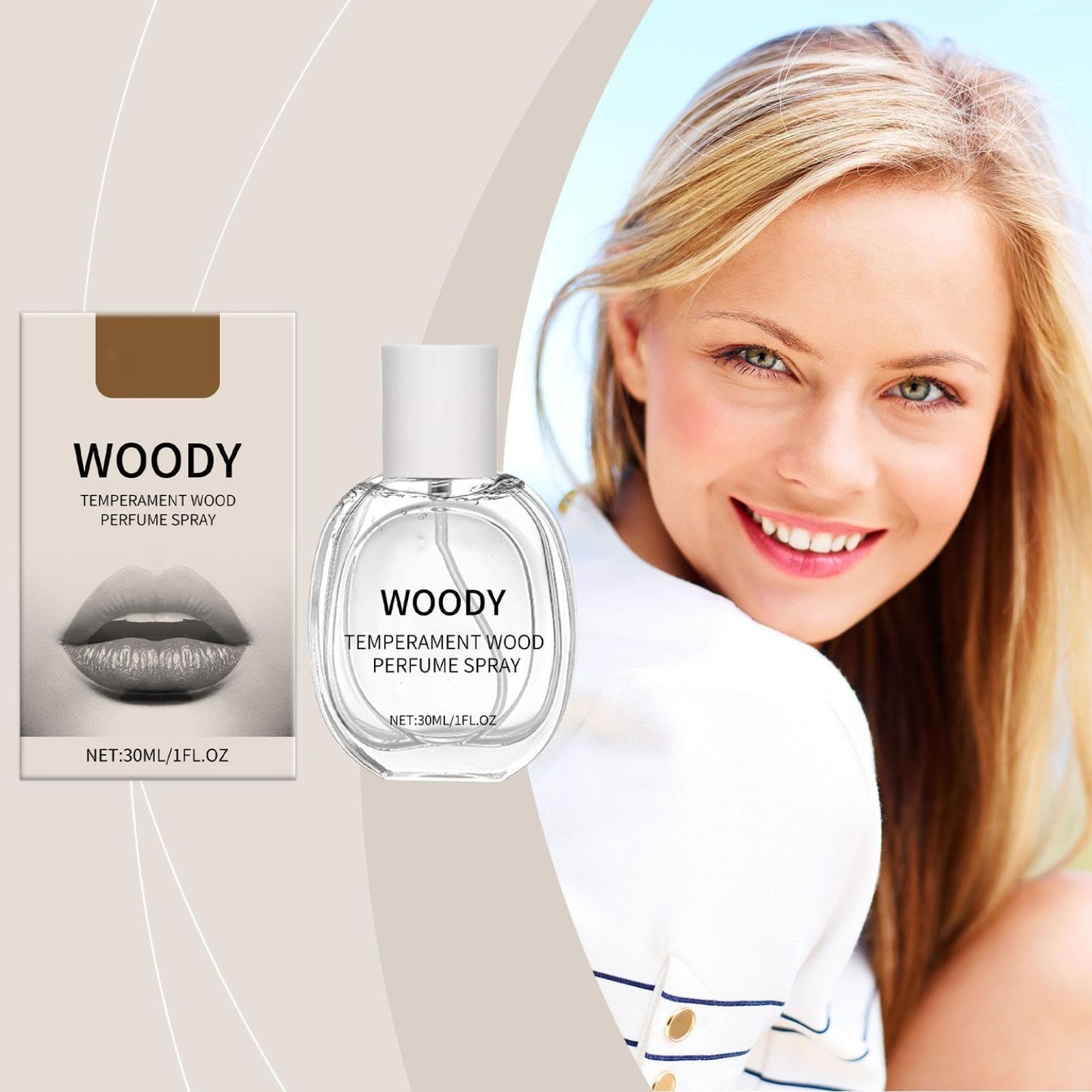 Sandalwood Women's Perfume | Long-lasting Eau Perfume with Pheromones | Fresh Cologne | Elegant and Charming | Suitable For All Skin,50ML