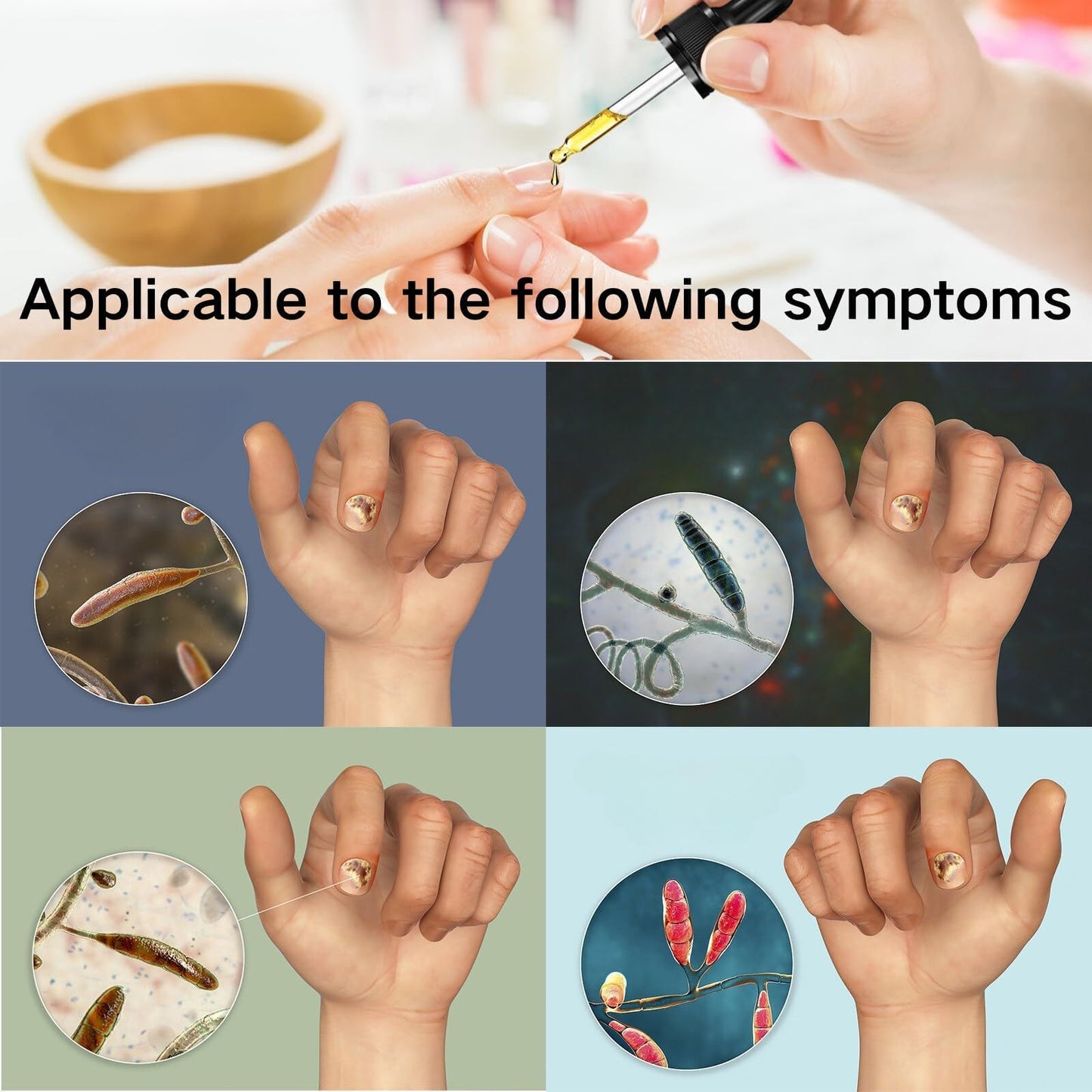 2Pcs Ginger Nail Treatment, Ginger Nail Growth Serum, 7-Day Nail Repair & Strengthener, Nourishing Nail Nutrient Strengthener Oil for Healthier, Stronger Nails 2 Fl Oz (Pack of 2)