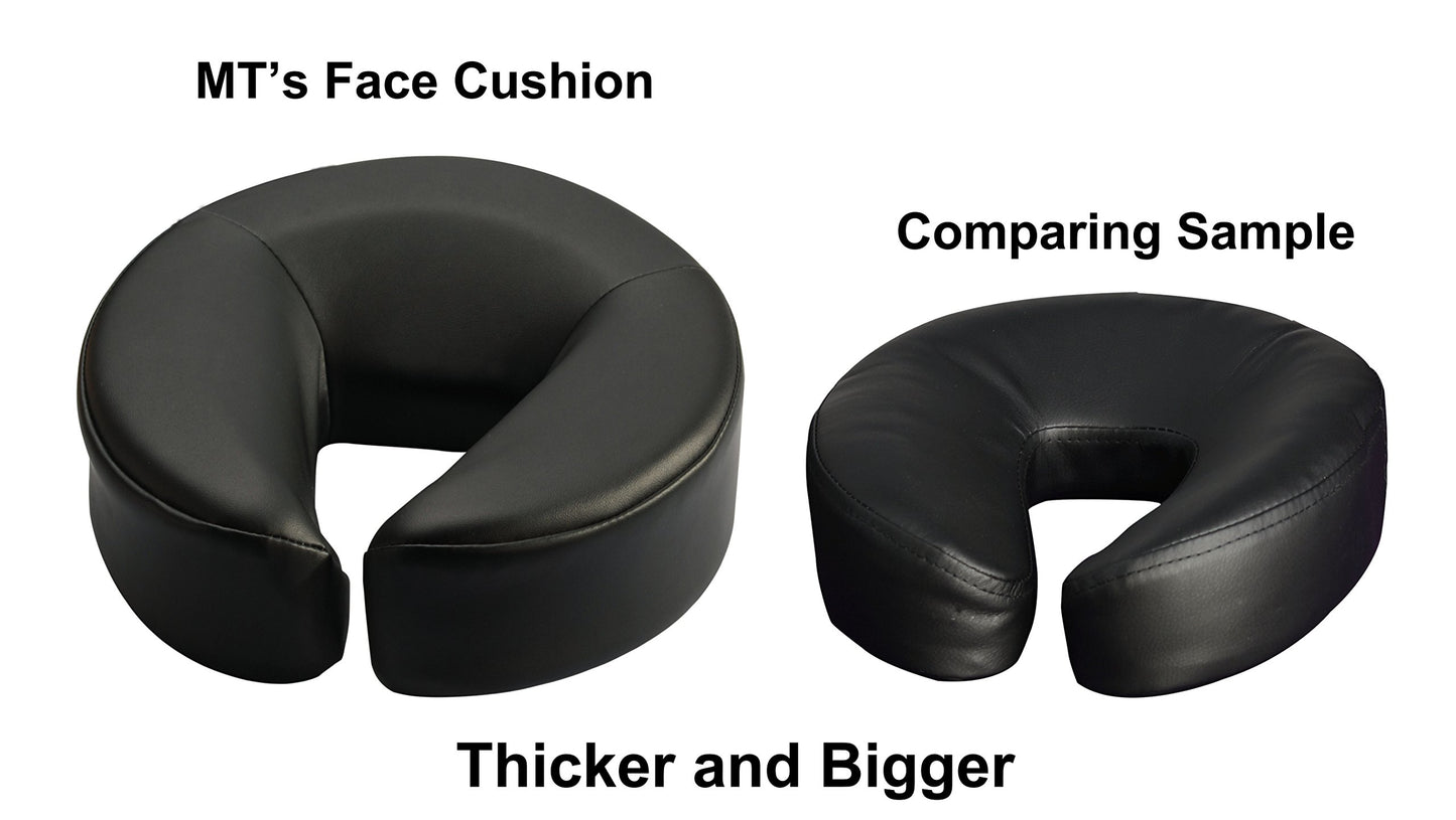 Master Massage Universal Headrest Face Cushion/face Pillow for Massage Table-black 3.5 Inch (Pack of 1)