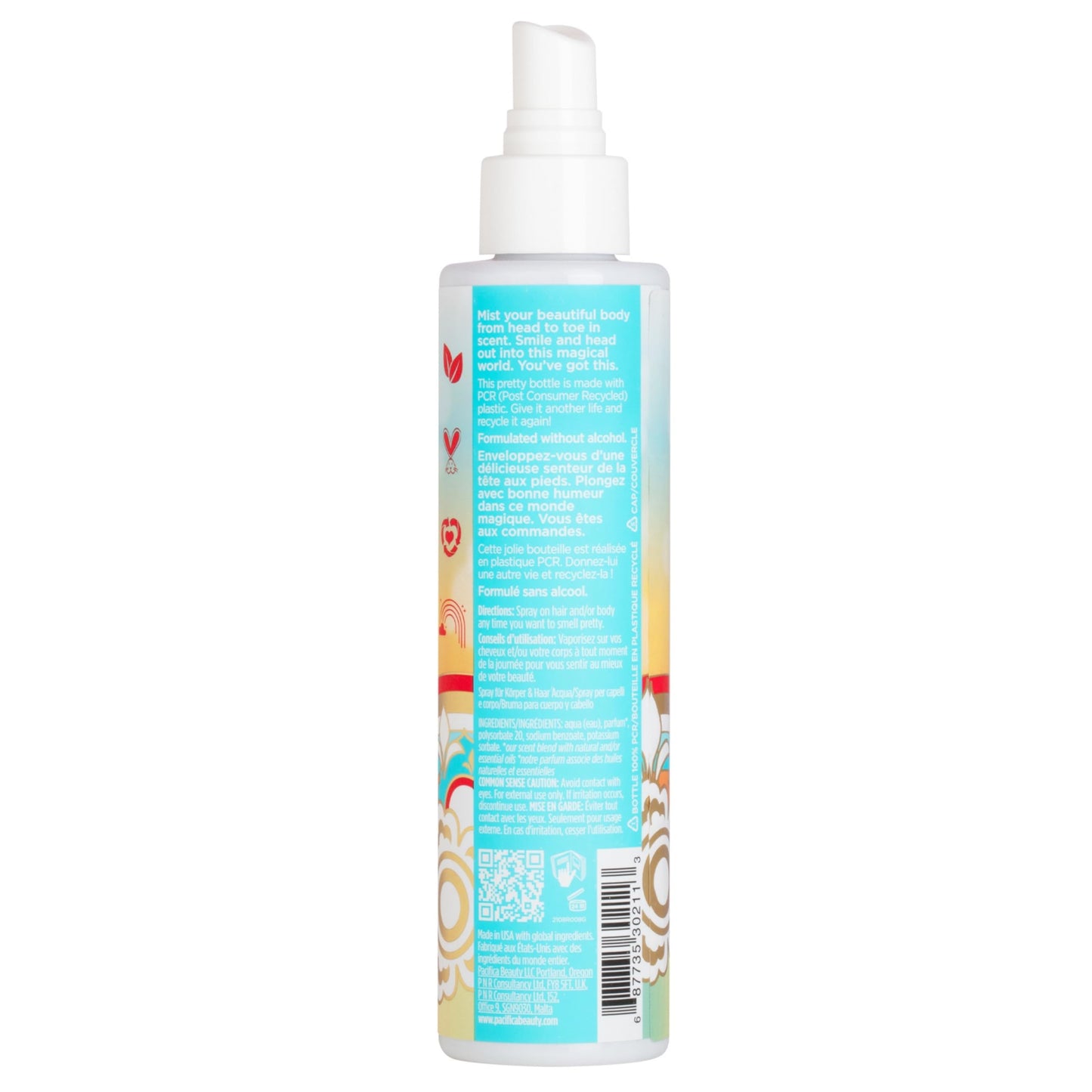 Pacifica Beauty, Indian Coconut Nectar Hair Perfume & Body Spray, Coconut and Creamy Vanilla Scent, Natural & Essential Oils, Alcohol Free, Clean Fragrance, Vegan & Cruelty Free