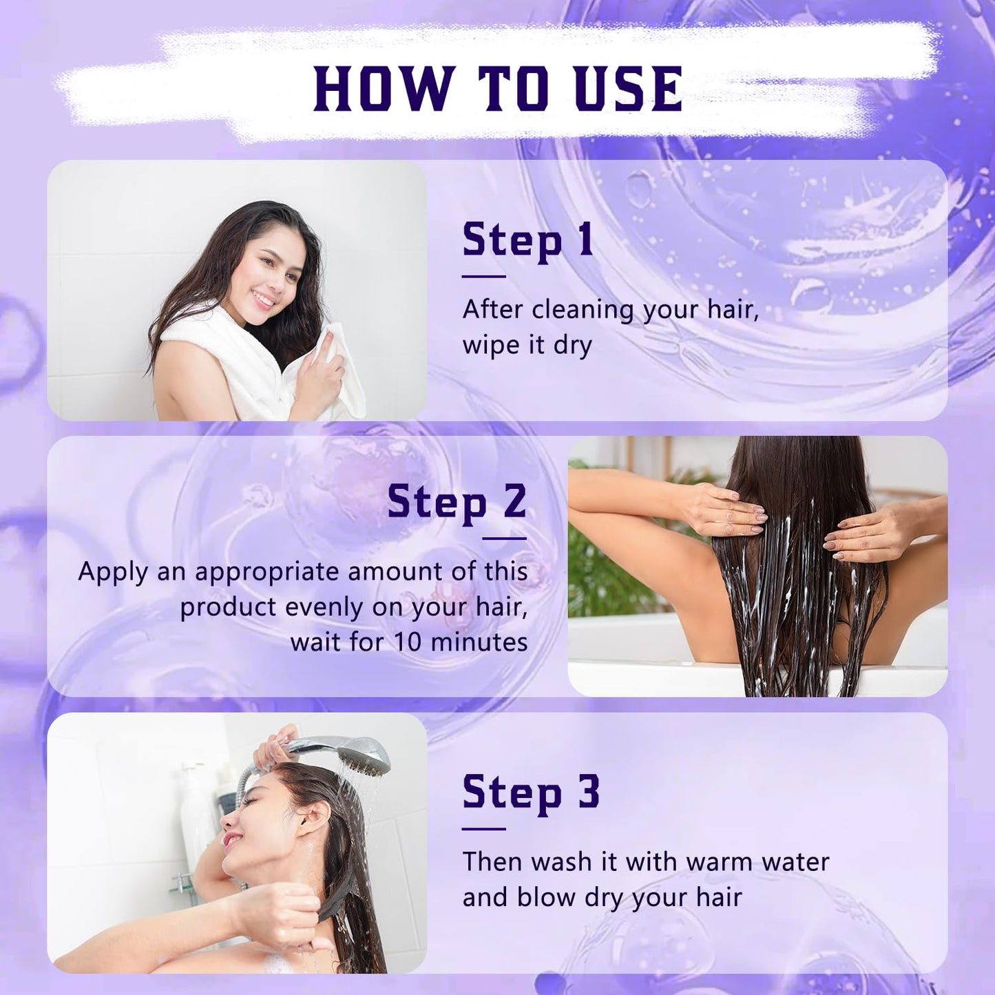 No Bald Hair Growth Oil Blend, Deep Conditioning Hair Mask, Hair Mask for Hair, Hair Mask for All Hair Types