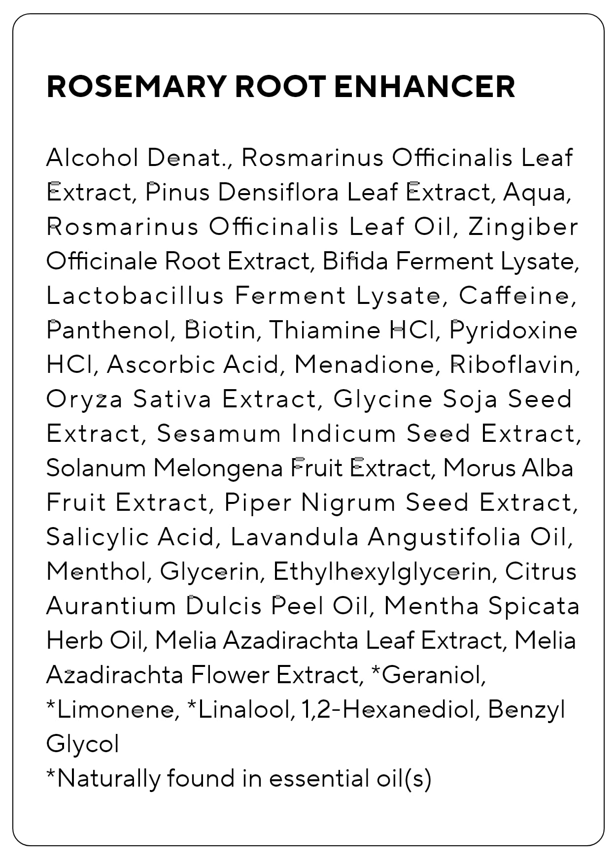 AROMATICA Root Enhancer Rosemary water spray for hair growth – Korean Hair Care Oil for Scalp Detox – Flaky & Itchy & Dry Scalp Treatment – Free from Sulfate, Silicone, and Paraben (3.38oz)
