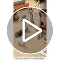 Nativity Shepherd and Stable Animals Set - Hand-Painted Christmas Figures