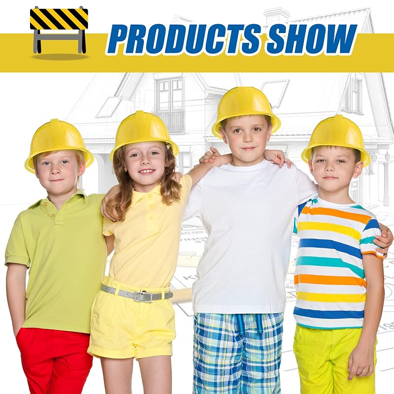 Variation of THIS listing: 200 Pcs Yellow Kids Construction Hats Party Bulk