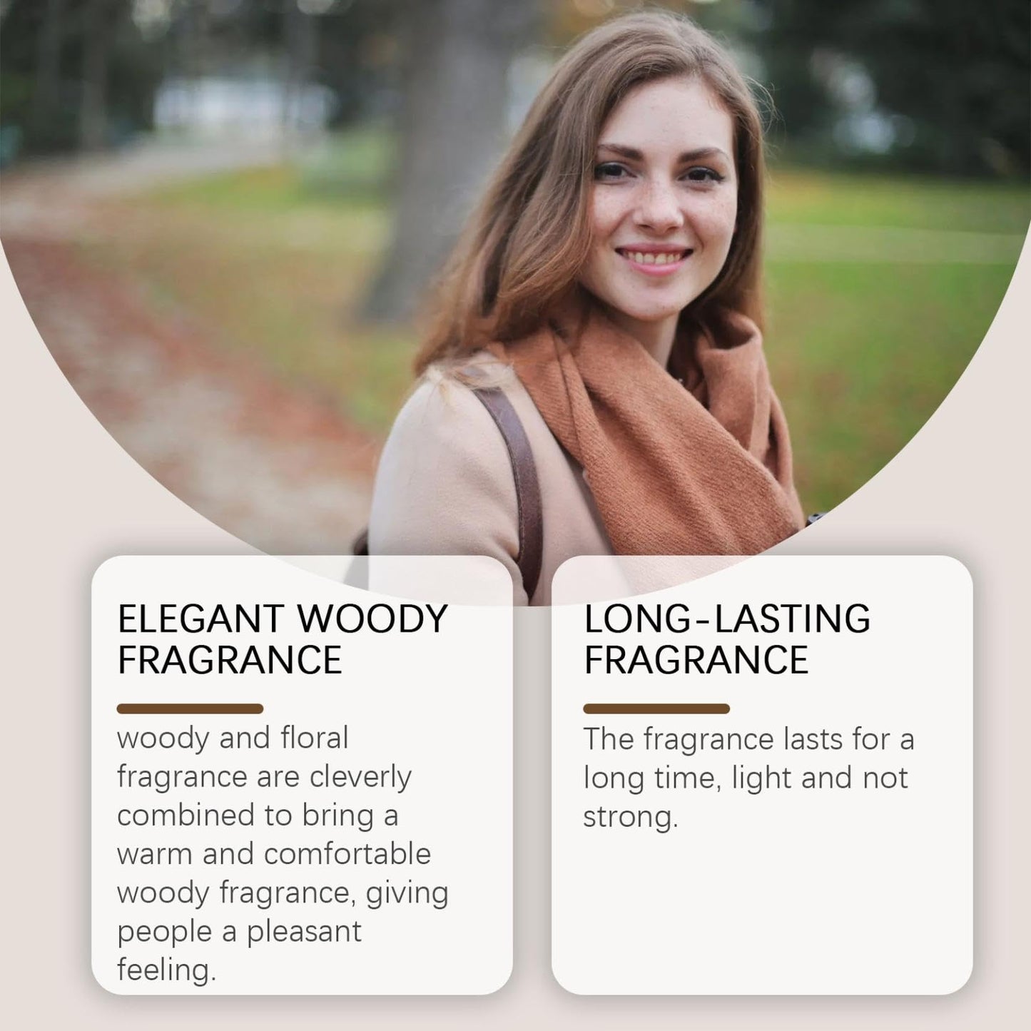 Sandalwood Women's Perfume | Long-lasting Eau Perfume with Pheromones | Fresh Cologne | Elegant and Charming | Suitable For All Skin,50ML