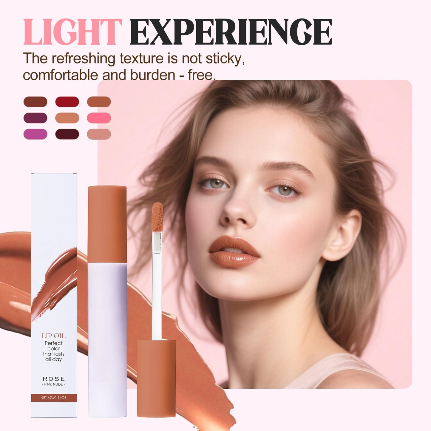 JUDUNA Lips Staining Lip Oil, 2025 New Lip Stain Oil Long-Lasting Moisturizing Lip Oil, Waterproof, Non-Stick to Cup Lipstick (#09)