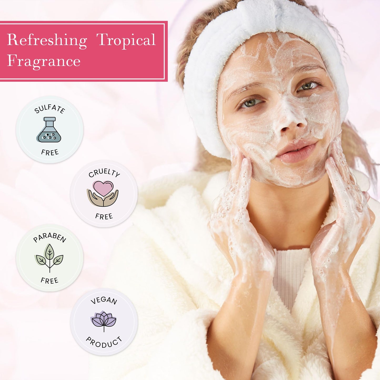 FinchBerry Happy Birthday 2 Piece Gift Set - Unique Birthday Gifts for Women: Mom, Sister, Wife, Girlfriend, Daughter, Friends & Family- Includes Blanche Bar Soap (4.5 oz) & Travel Hand Cream (1 oz)