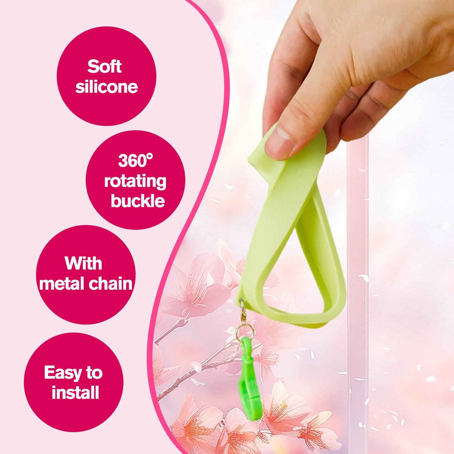 Silicone Case for Hand Sanitizer Spray 2025 Upgrade,Protective Case with Keychain,Non-Slip Grip,with Dust Cover& 50ml Portable Spray bottle&funnel,for Perfume, Body Care, Cosmetics