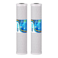 ICEPURE 1 Micron 20" x 4.5" CTO Activated Carbon Water Filter Cartridge 2 Pack for FC25B & More
