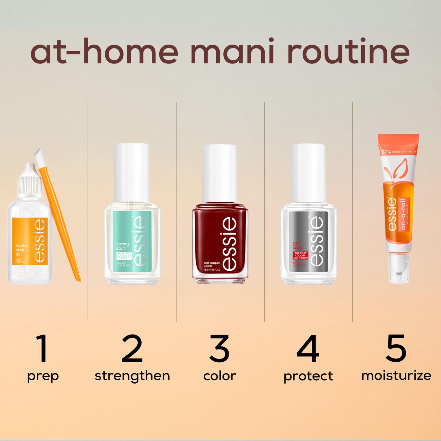 essie Nail Art Studio Special Effects Polish, Pearl, Boho Rodeo, Neutral Nail Polish, Vegan, Liquid Sunrise, 0.46 fl oz