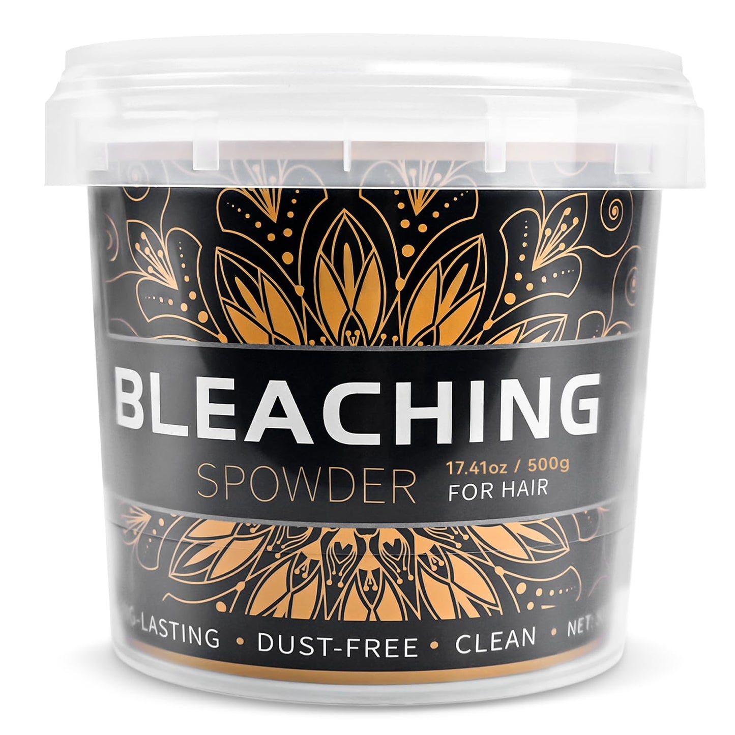 Hair Bleach 500g / 17.41oz, Large Capacity Salon Grade Bleach for Hair, Mild Bleach Powder Quickly Remove Hair Color, Refreshing Create Fashionable Styling