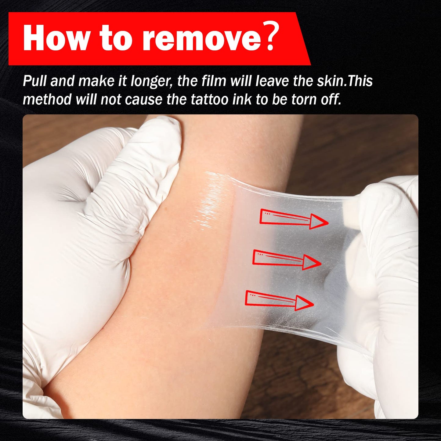 AZEN Tattoo Aftercare Bandage, 6"x 8 Yard, Waterproof Second Skin Cover up Tape, Healing Wrap, Tattoo Supplies