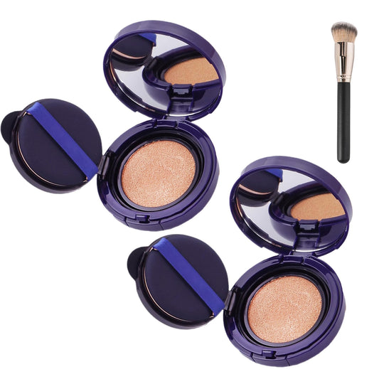 Evanesce Soft Matte Cream Concealer, Evanesce Foundation Long-Lasting Sweat-Proof, Covers Scars, Blemishes, And Tattoos Full Coverage (white+Natural)