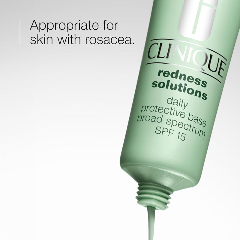 Oil-Free Green-Tinted Primer with SPF 15 for Rosacea - Daily Protective Base