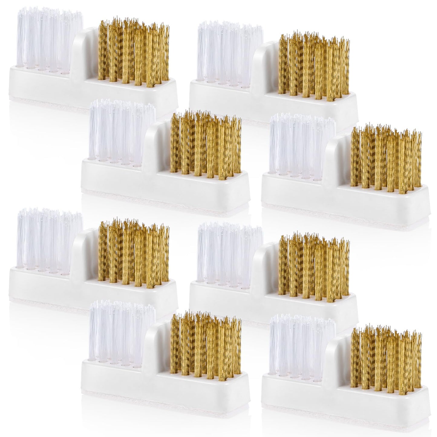 8pcs Nail Drill Bit Wire Cleaner Brush Art Nail Bit Cleaning Brush Drill Bit for Nail Salon, Acrylic Nail Brushes Tool Nail Tech Essentials Equipment Gel Nail Accessories