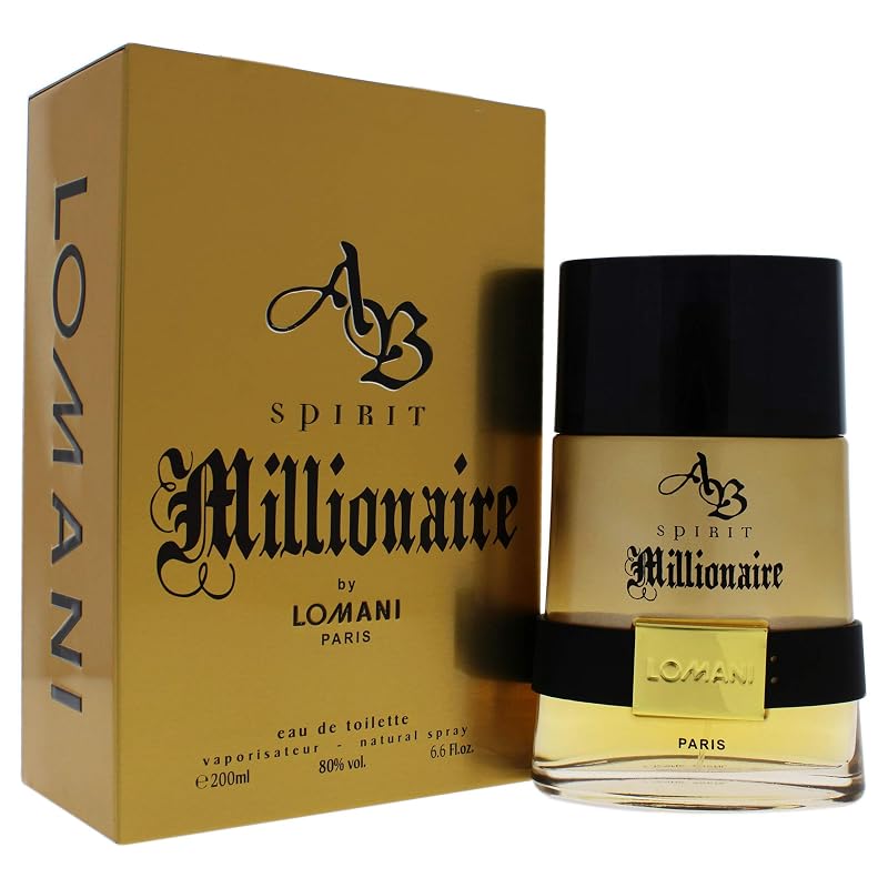 Spirit Millionaire by Lomani Men Edt Spray 6.6 Oz – 6.6 Ounce