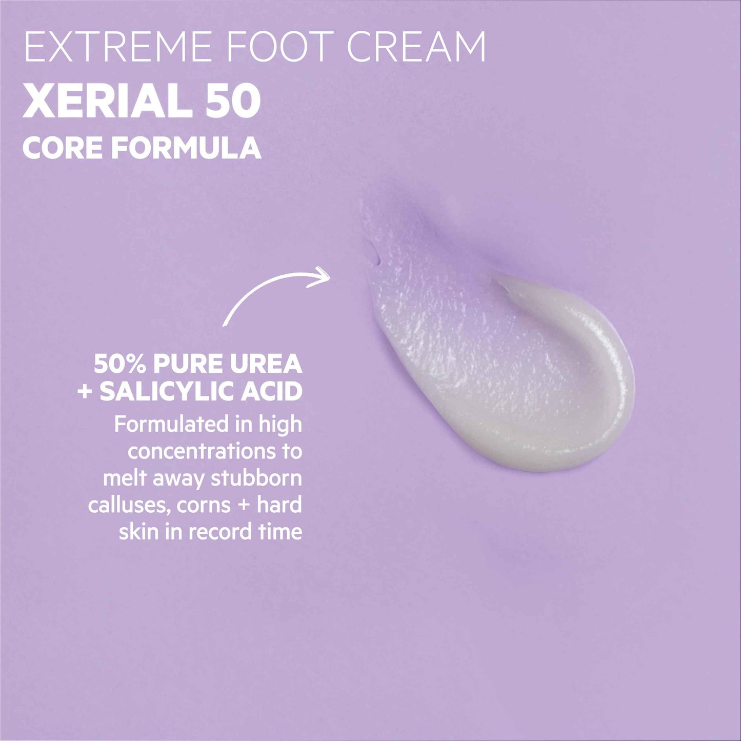 SVR Xerial 50 Extreme Foot Gel With Salicylic Acid & 50% Pure Urea For Severely Dry, Cracked, Rough, Stubborn Hard Skin Prone To Corns And Calluses. Relief For Extremely Dry Feet 1.7 Fl.oz.