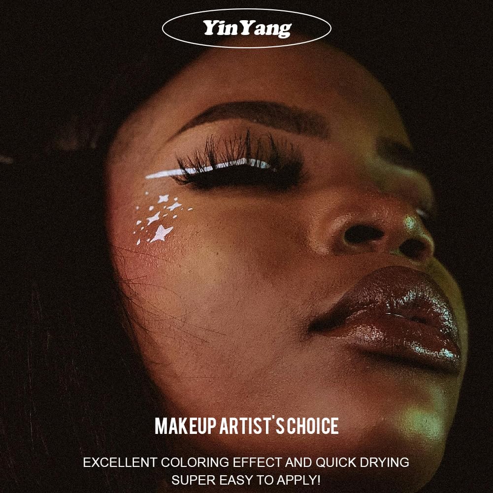 -Water Activated Eyeliner -Wet Liner Makeup - Smudge Proof Face Body Paint - Skin Safe & Child Friendly - “TruLuv” Red -10g/container