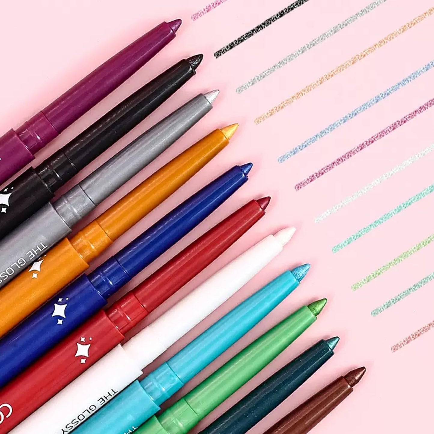 Wavuketu Burgundy Eyeliner Waterproof Burgundy Eyeliner Pencil Retractable burgundy gel eyeliner Smudge-proof Long Lasting Hypoallergenic (03#)