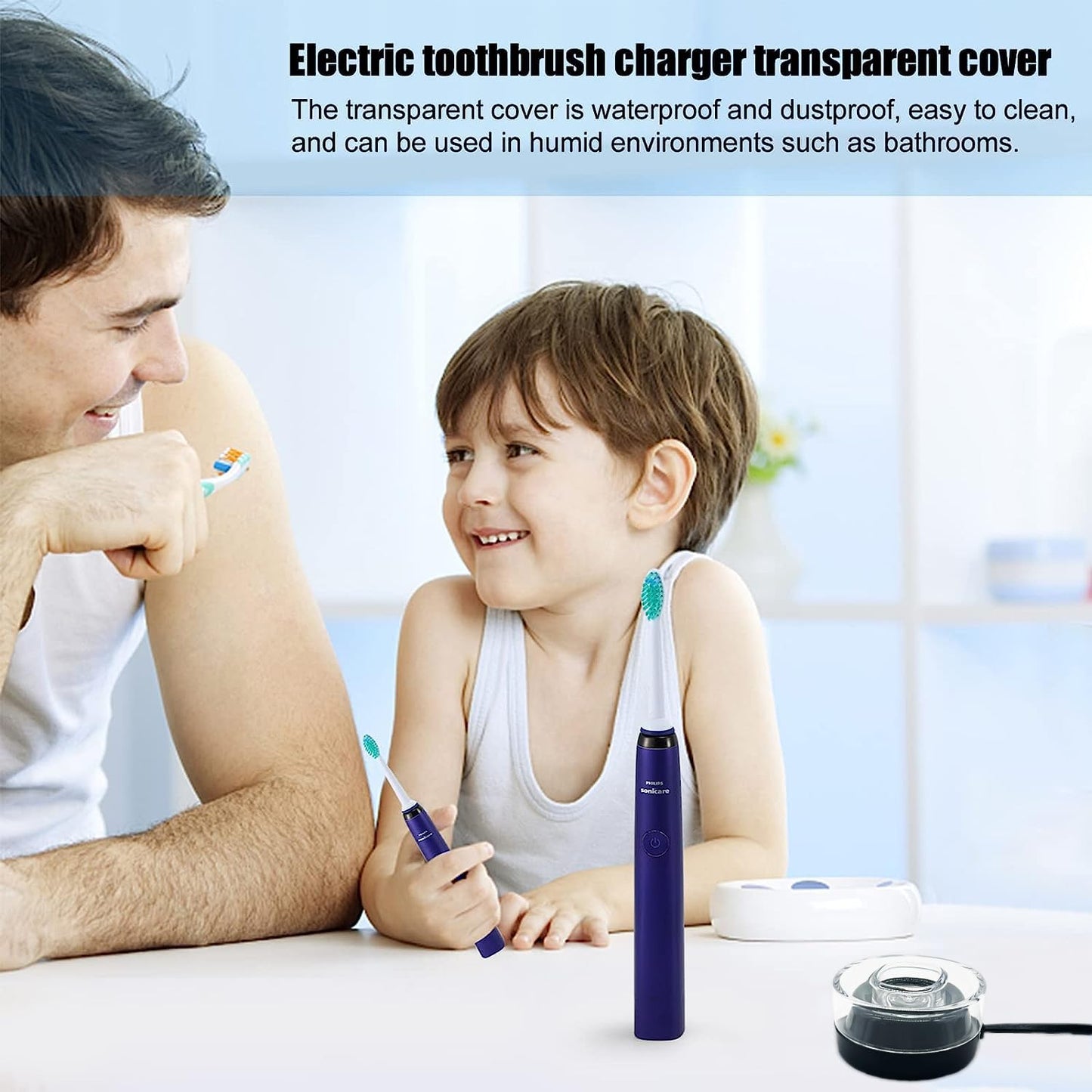 Replacement Toothbrush Charger for Philips Sonic HX9901 HX9903 HX9924 HX9954 HX9957 HX9984 HX992W Compatible with Electric Toothbrush HX9300 HX9900 Series Waterproof Inductive Charging Base