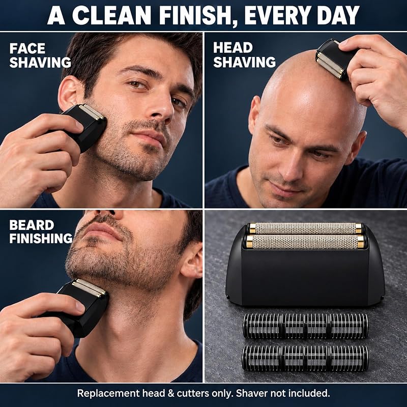 Replacement Shaver Foil Cutter for Wahl Vanish Shaver 8173-700 | 3 Packs