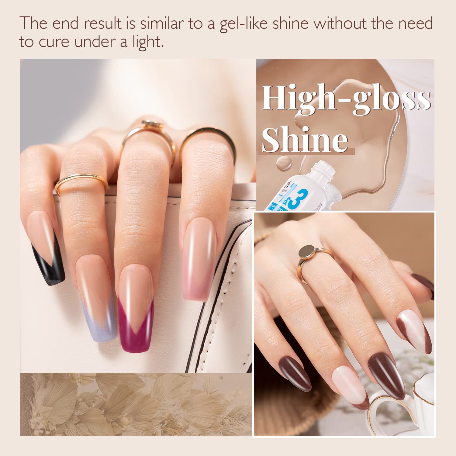 Beetles 20-Color Pink Nude Dip Powder Nail Kit - Jelly Effect & Glitter for DIY Manicure