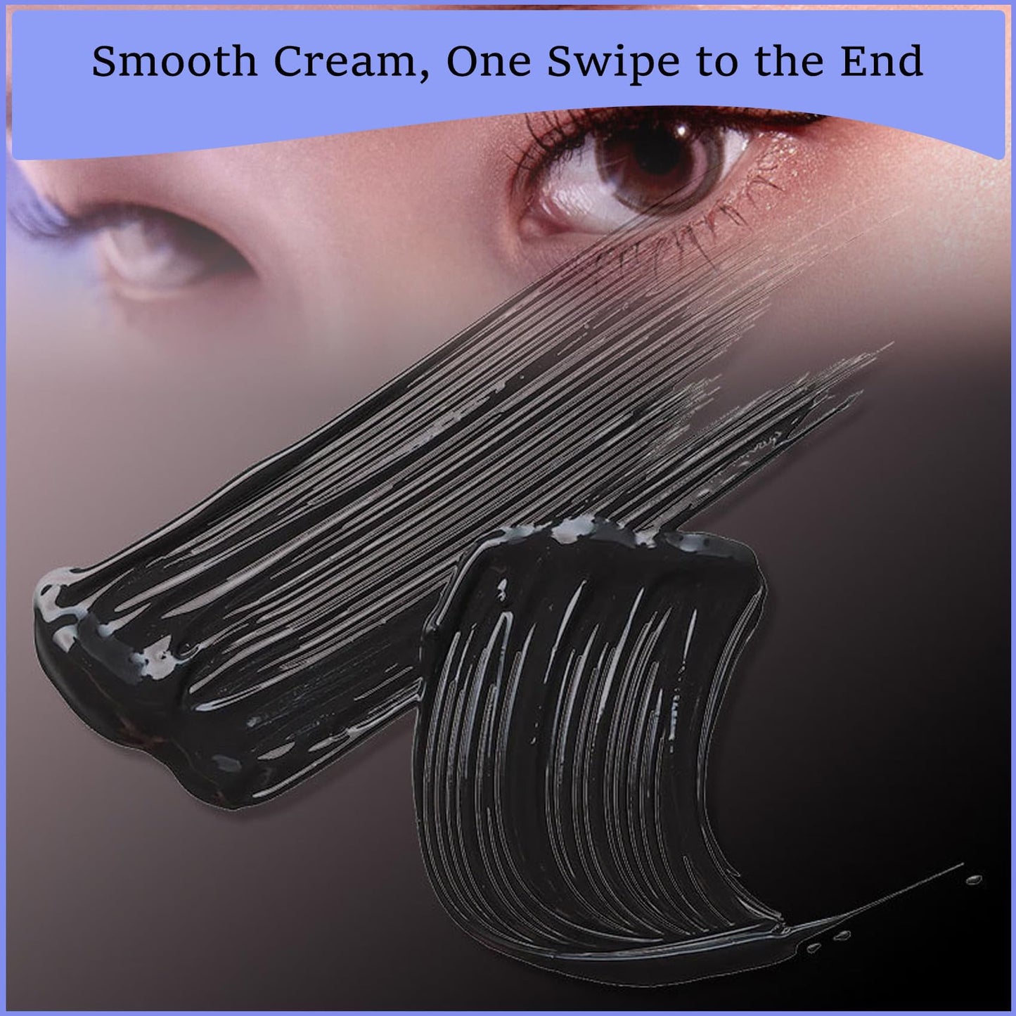 Gloryboom Mascara,Relaxrich Waterproof & Sweatproof Lengthening & Curling Mascara (A-2brown)