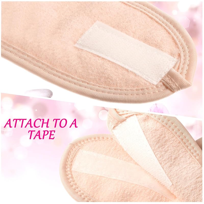 30 Pack Spa Headbands for Facial - Light Pink, Adjustable Hair Wrap (Variation: Light Pink+30)