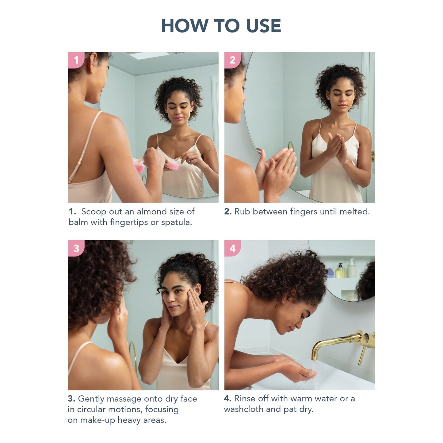 FOREO LUNA Nourishing Cleansing Balm - Gentle Waterproof Makeup Remover - Waterless Oil Cleanser - Eye Makeup Remover - Vegan - Cruelty & Fragrance-Free, Eco-Friendly - 0.5 fl.oz