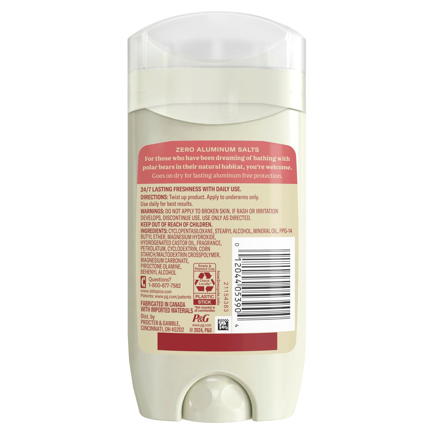 Old Spice GentleMan's Aluminum Free Dry Feel Deodorant for Men, 24/7 Lasting Freshness, Gentle on Skin with Skin Conditioners, Himalayan Sea Salt + Glacier Water Scent, 3.0 oz (Pack of 3)