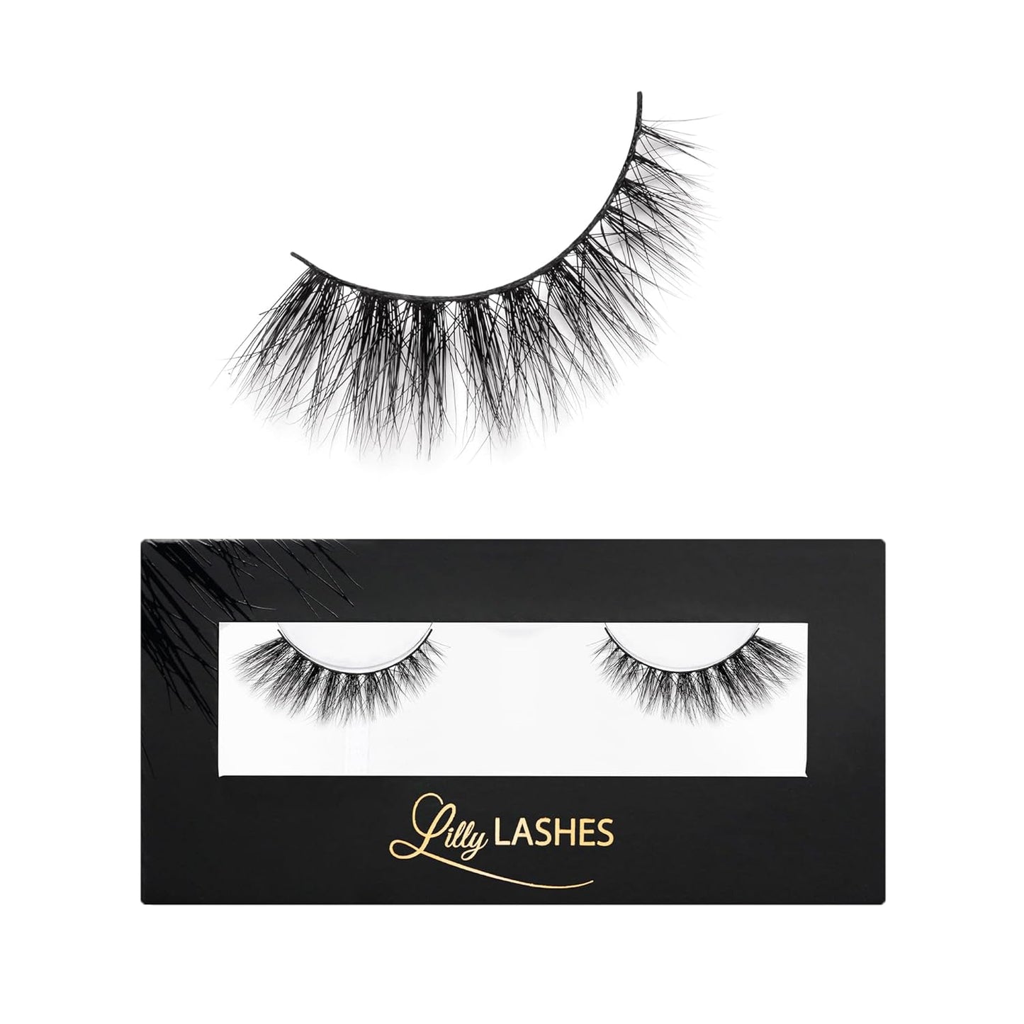Miami Flare 3D Mink Lashes by Lilly Lashes | Reusable Wispy & Fluffy Strip Eyelashes