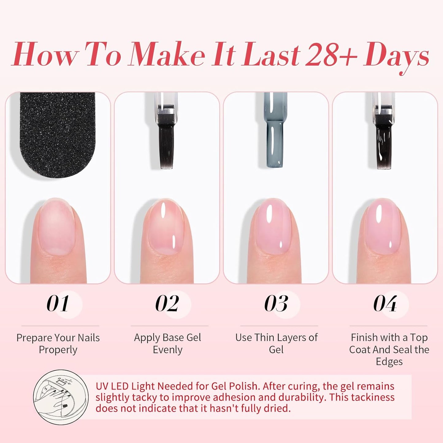 Born Pretty Neon Jelly Gel Nail Polish Set - Halloween Colors, Soak Off UV/LED for Salon & DIY