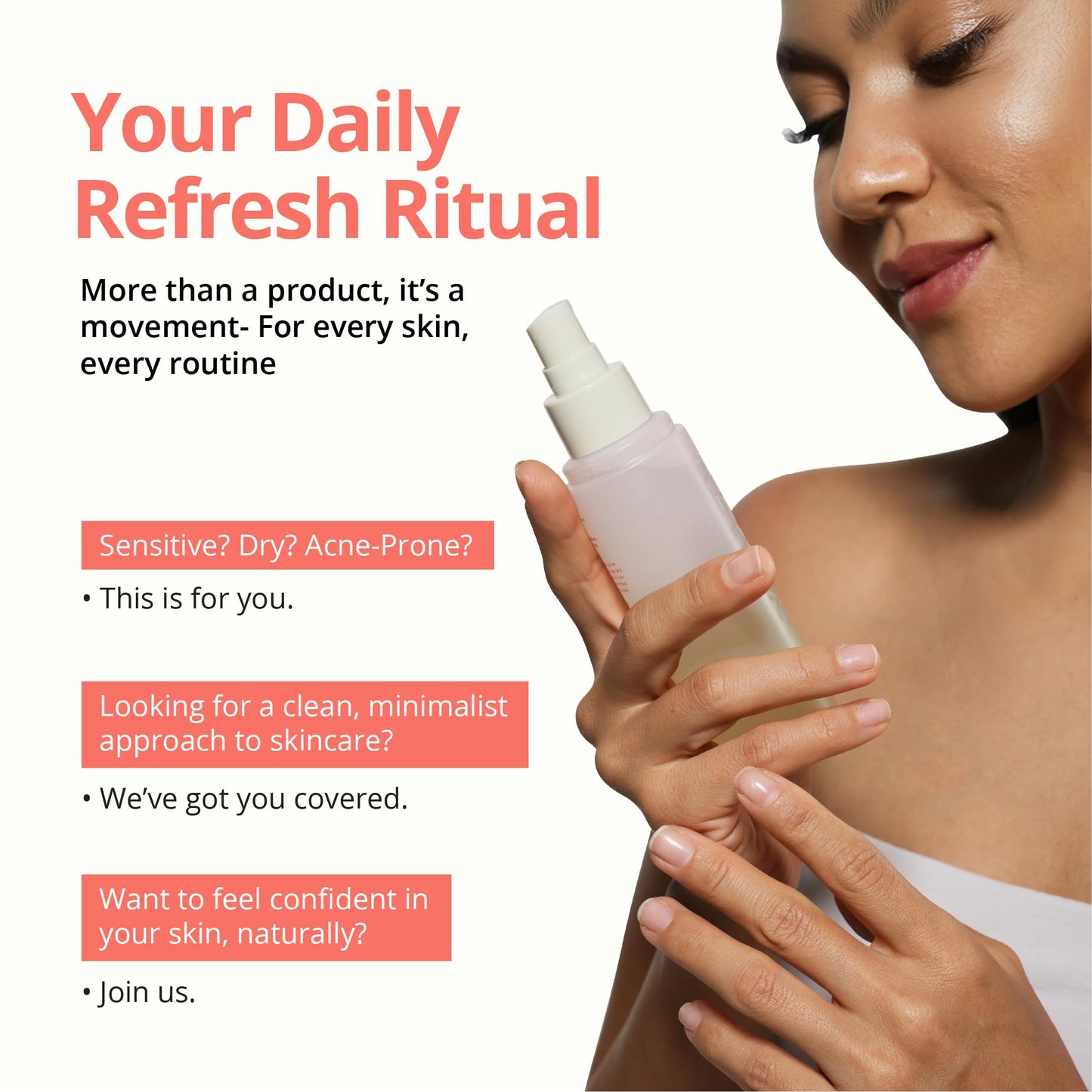 YOUZU Hypochlorous Acid Daily Refresh Spray – Gentle, pH-Balanced Cleanser & Toner – Alcohol-Free, Fragrance-Free, Vegan, Cruelty-Free – Hydrate & Soothe Sensitive Skin