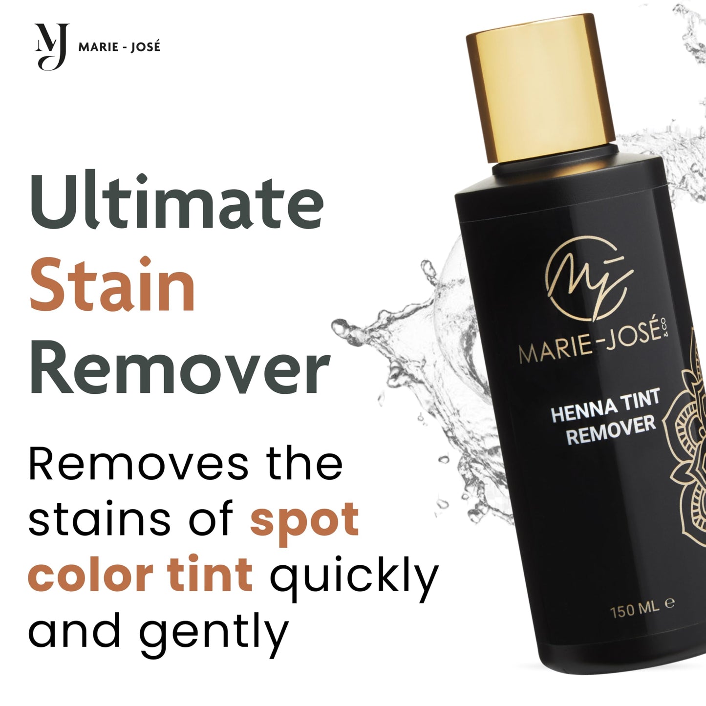 Henna Tint Remover - Gentle & Versatile Hair Dye Stain Remover - Marie-José (5 fl.oz)