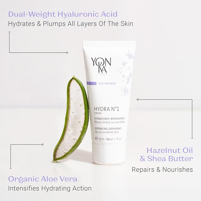 Hydra N°1 Crème by Yonka—Repairing, Hydrating Rich Cream 0.53 oz