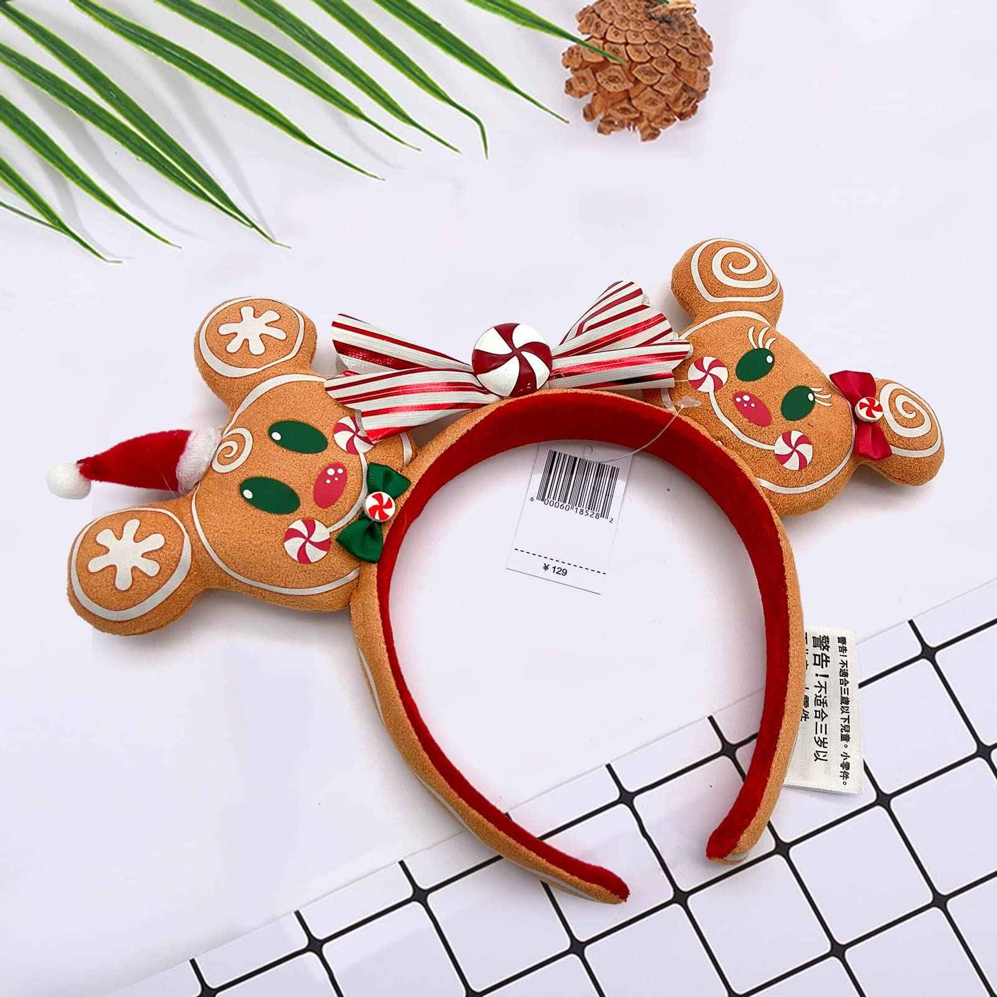 XXXPOWERXXX Mouse Ear Bow Headbands,Christmas Hairbands Hair Accessories,Glitter Party Christmas Princess Decoration Cosplay Costume for Girls/Women
