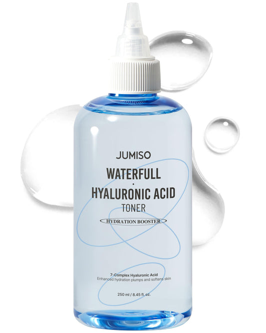 Jumiso Waterfull Hyaluronic Toner 250ml | Face Moisturizer, Facial Toner for All Skin Types, Daily Deep Hydration, Mother's Day, Gift | Vegan, Fragrance-Free