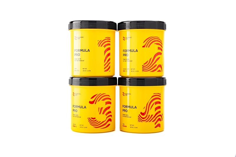 Sugaring Paste Formula Pro Medium for All Hair Types – Brazilian Bikini, Legs, Arms Kit 49 oz