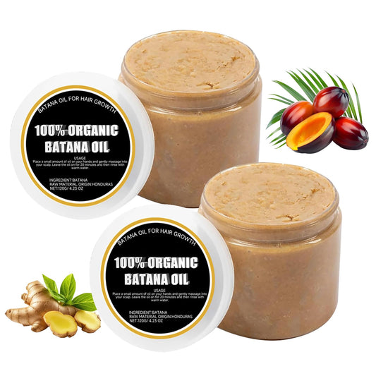 YJW Divine Vitals Batana Oil for Hair Growth, Divine Vitals Organic Batana Hair Growth Oil, Treats Dry Hair, Suitable for all hair types, for Men and Women(2Pcs-4.23Oz)