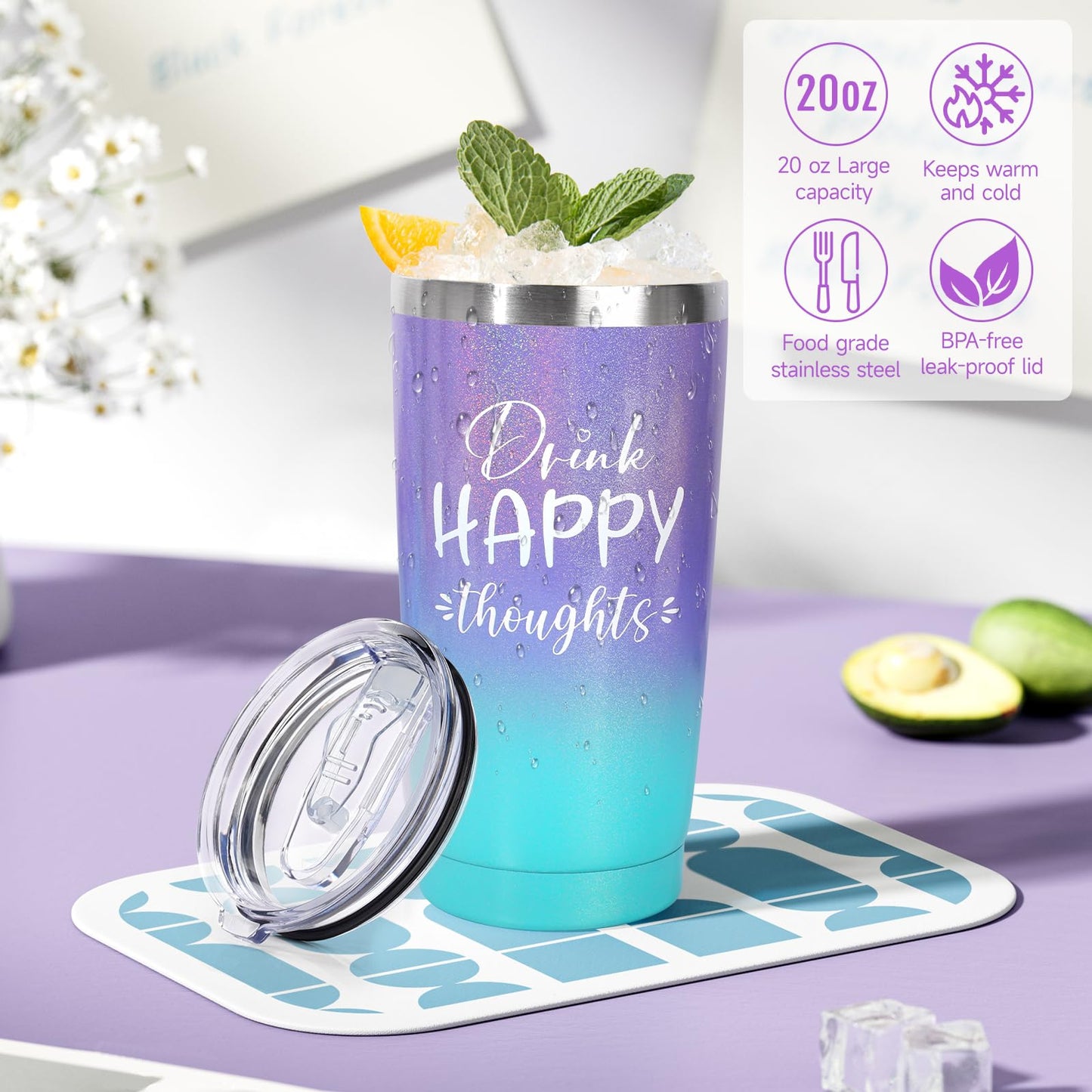 Birthday Gifts Set for Women,Spa Gift Baskets for women Self Care Gifts Unique Happy Birthday Set for Mom Sister Coworker Bestie Relaxing Gifts Box for Women Birthday , Valentine's Day