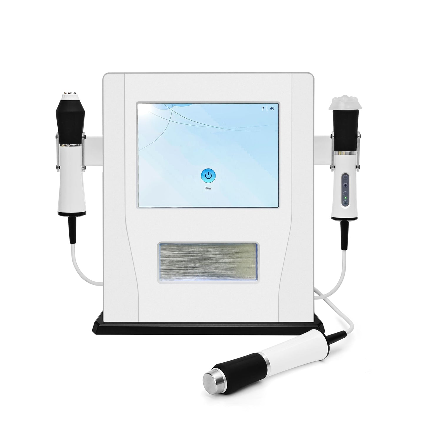 Elitzia 3-in-1 Oxygenating Facial Device CO2 Nano Bubbles Deep Pore Cleanser Revitalizing Massage & Serum Booster for Beauty Salon Spa ETL10