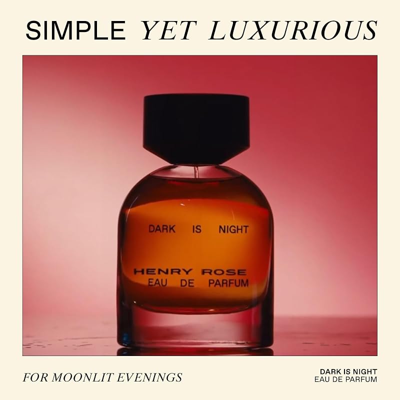 Dark Is Night Travel Perfume 0.27 Fl Oz - Henry Rose Unisex Fragrance with Vetiver & Vanilla Bean (Variation of THIS listing: 0.27 Fl Oz Pack of 1)