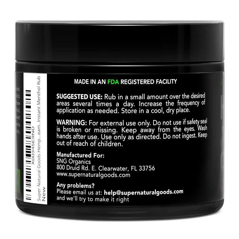 Magic Hemp Cream 8oz with Hemp Oil, Turmeric, Arnica & Menthol — Variation: Magic (8oz)