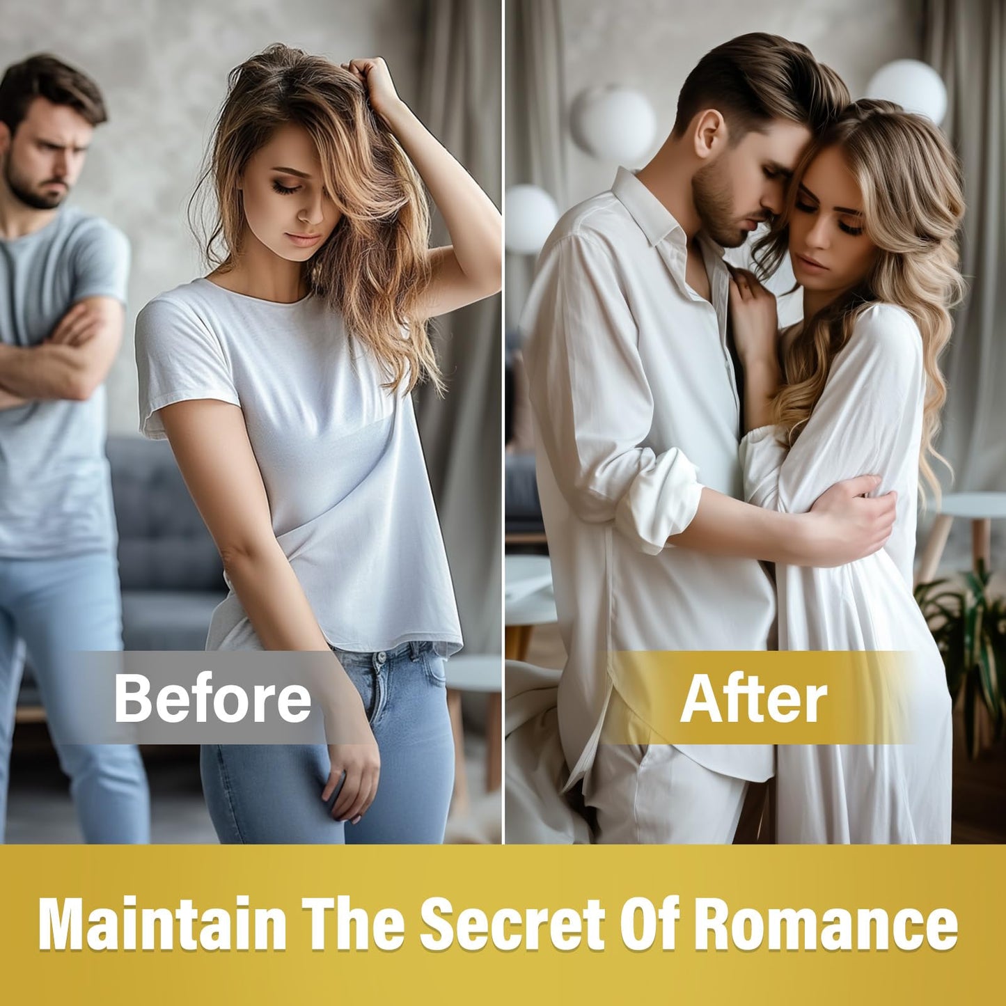 SudopoABAB Hair Perfume, Pheromone Perfume for Women, Essential Oil Perfu-me for Hair, Per-fume Oil Extract to Ha-ir Care, Lasting Fragrance for Long Time