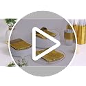 Gold Disposable Plastic Plates for 100 Guests - 600 Pieces Partyware