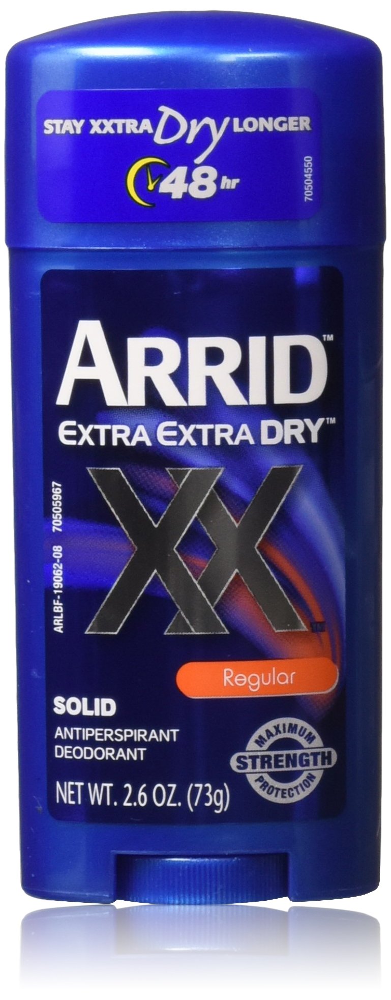 Arrid XX Wide Regular Solid Antiperspirant & Deodorant Stick 2.6 oz (Pack of 6)